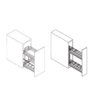 Base Spice Rack Cabinet