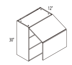 Wall Bi-Folding Cabinet