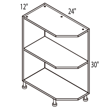 Base End Shelf Cabinet